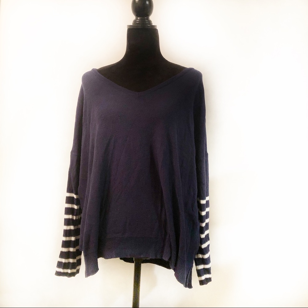 BB Dakota Long Sleeve V-Neck Sweater, Size 2X